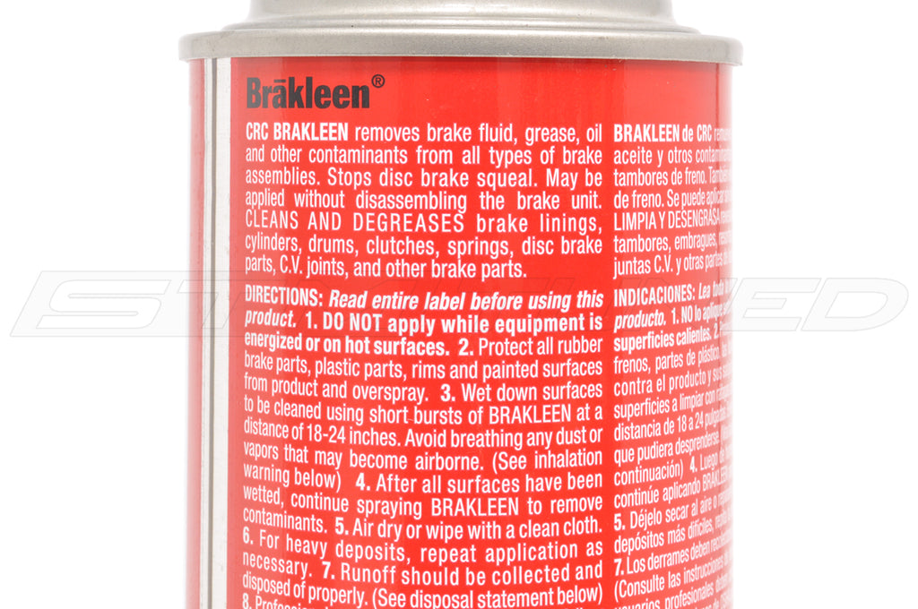 CRC 05089 Brakleen Non-Flammable Brake Parts Cleaner - 19 oz.