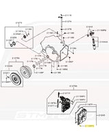 Mitsubishi OEM SST Transmission Case Cover Bolt for Evo X MR (2502A028)