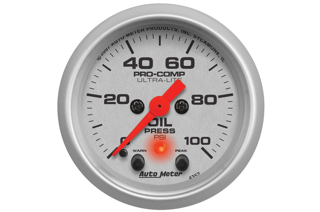 YONGYAO 2 52mm 0-140PSI Oliedrukmeter Blauwe LED Zwart Gezicht Auto YONGYAO 2 52mm 0-140PSI Oliedrukmeter Blauwe LED Zwart Gezicht Auto
