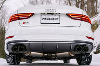 MBRP Cat-Back Dual Exit Exhaust for 2015-2020 Audi S3 (S46013CF) installed