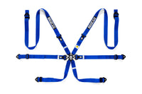 Sparco Competition Harness 6 Point 2" Steel PD Blue 04834HPDAZ