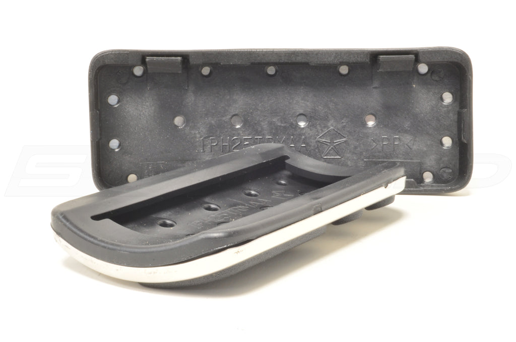gas brake pedals 1PH25DX9AA Mopar Aluminum Pedals Jeep Trackhawk / SRT