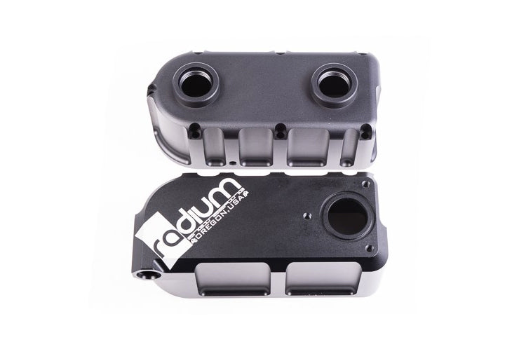 thumbnail image 2 of Apollo*racing Universal Aluminum Coolant Expansion Tank – Black, With Cap, For Rotax 922-312 2 of 3