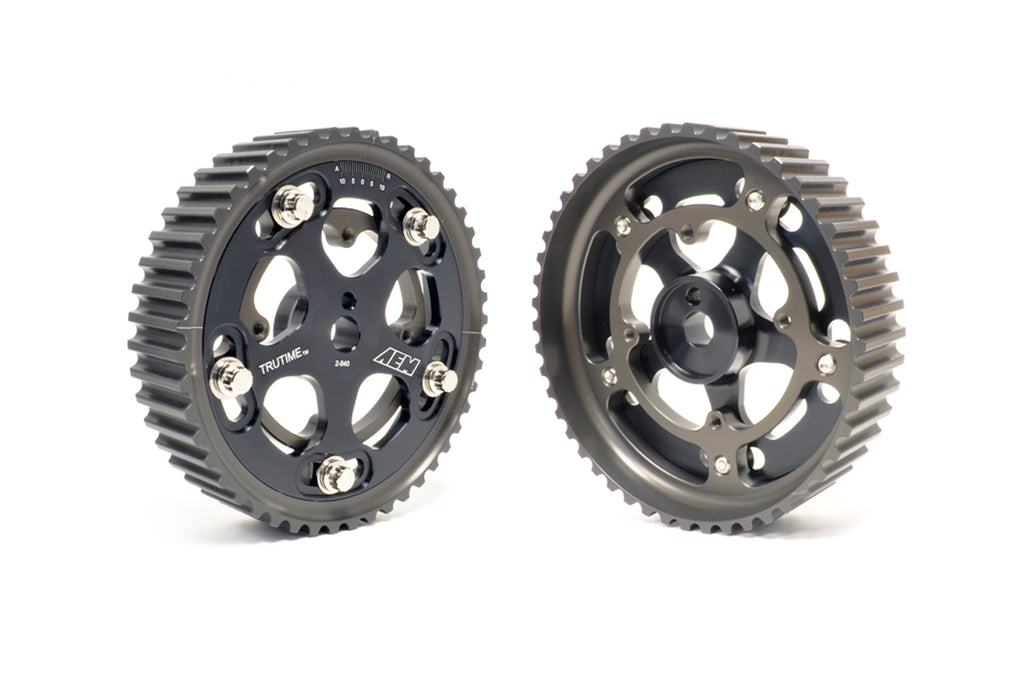 23-830BK DSM Evo 1/2/3 Black Adjustable Tru-Time Cam Gears