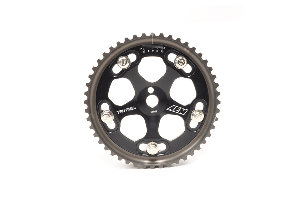 am gear 23-831BK AEM Evo 4-9 Black Adjustable Tru-Time Cam Gears