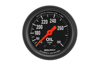 Auto Meter Z 52mm Oil Temp Gauge 140-280°F Mech (2609)