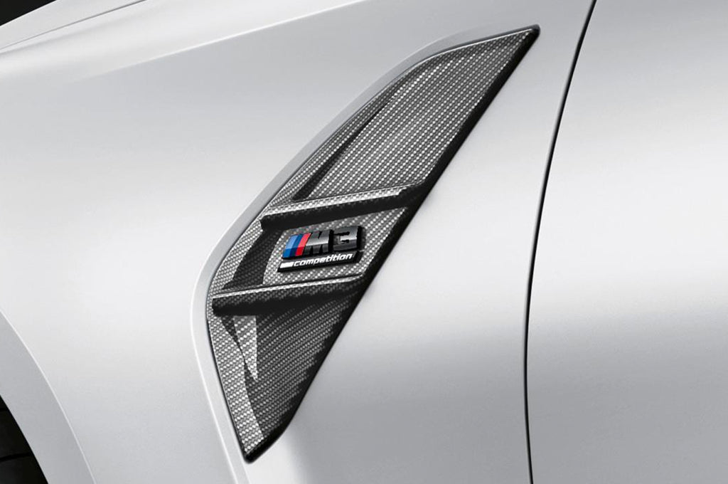 BMW G80 M3 Competition Carbon Fiber Fender Badges bmw-g80-m3-competition-carbon-fiber-fender-badges