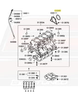 MD359158 Evo 8 Engine block Diagram