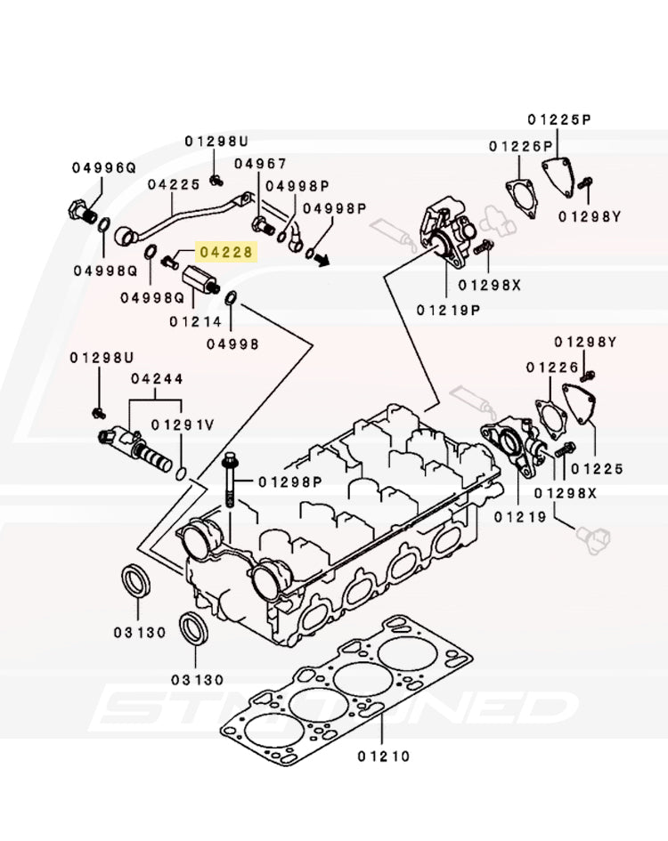 MD371660 OEM Evo 9 MIVEC Oil Feeder Control Valve Filter
