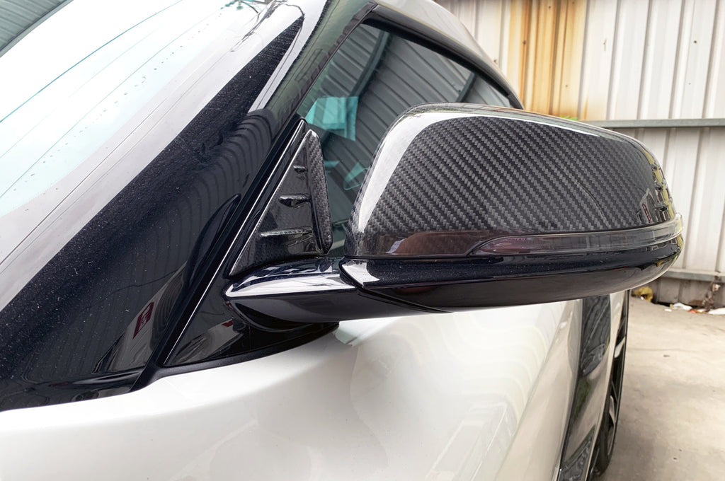 Dreamcar2022 Anti-Wind Buffeting Deflector Exterior Trim For Toyota Supra 2019-2022 – ABS Plastic, Black, Easy Install