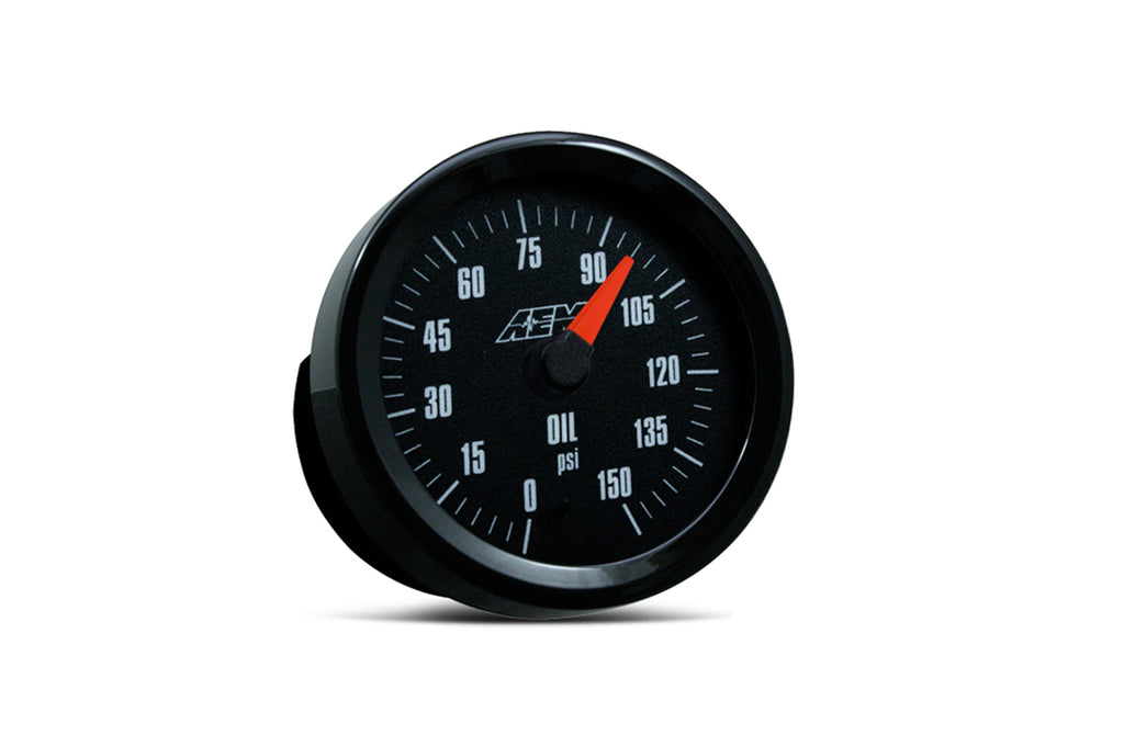 AEM Analog Oil Pressure Gauge 0-150 PSI (30-5135)