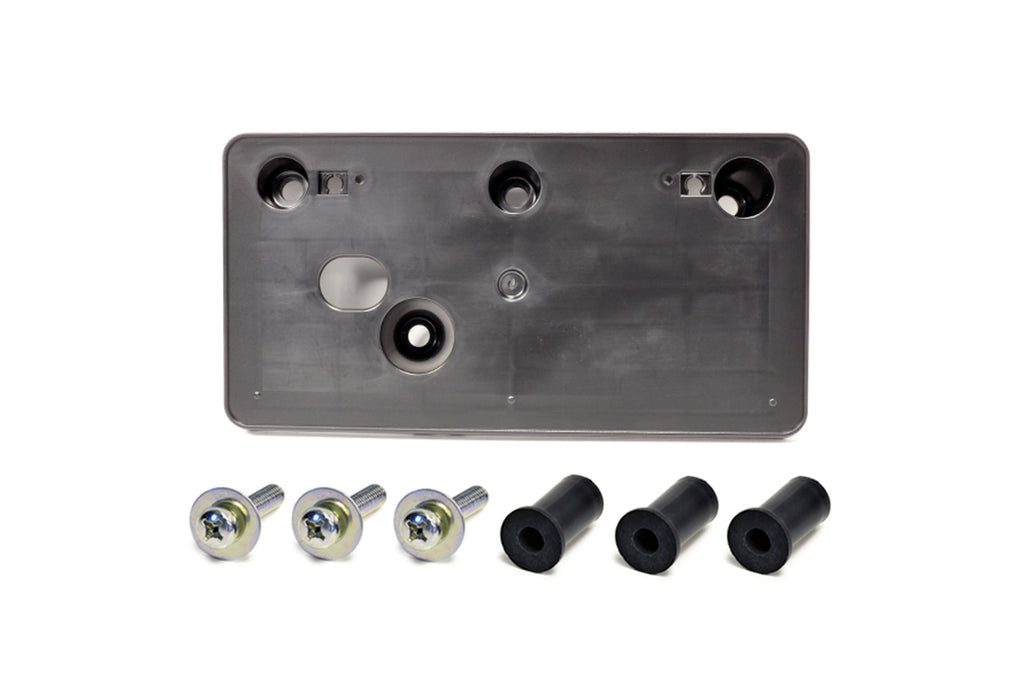 20 Front Bumper License Plate Tag Holder Mount Mounting Relocator Adapter Kit Bracket For Mitsubishi (All Models) Quantity Discount(9.95$ To 6.50$)(Each With 2 Screws 4 Bolts & 4 Built In Nuts) (20 - Foto 3