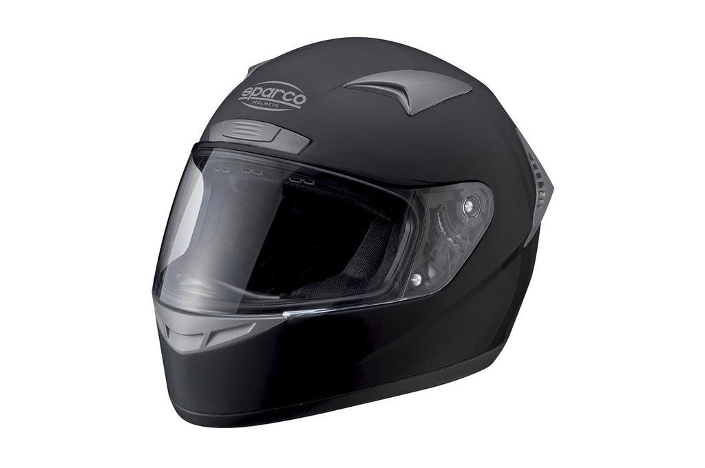 black motorcycle helmet club Sparco Helmet Club X1 DOT *Discontinued*