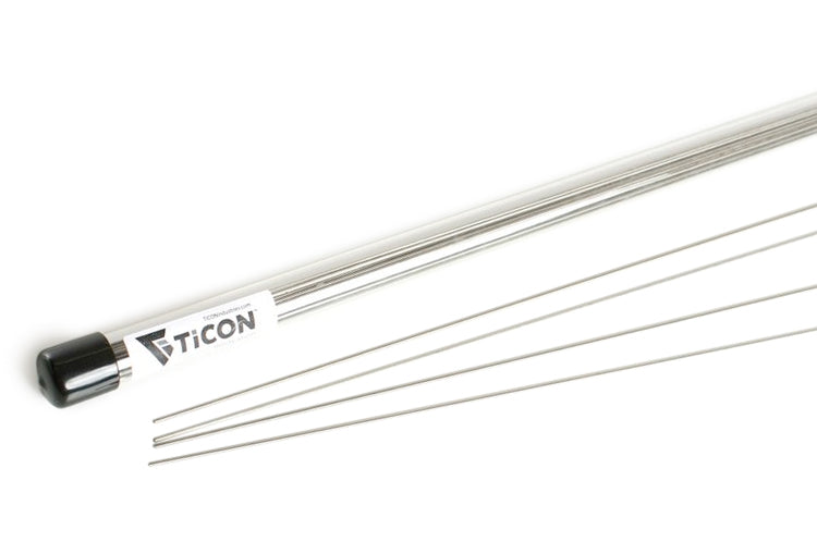 Ticon Industries 39in Length 1/2lb 0.8mm/.031in CP1 Titanium Filler Rod - 110-00005-0001