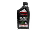 Toyota OEM 0W20 Engine Oil (002790WQTE)