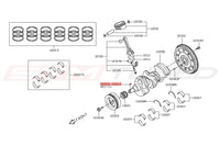 Nissan OEM Crankshaft Key for R35 GTR (00926-51600)