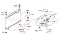 Nissan OEM Radiator Hose Clamp for R35 GTR (01558-00721)