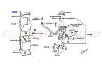 Subaru OEM Battery Tie Down Nut Diagram for 2024 WRX (0238S)