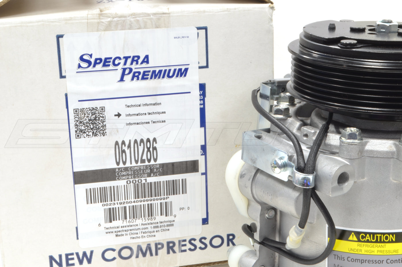 Spectra A/C Compressor for 2004-2006 Evo 8/9 (0610286) *Backorder*