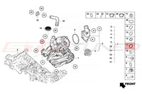 Audi OEM Water Pipe Seal for V10 R8 Gallardo Huracan (07L121119B)