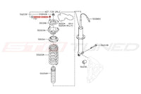 R35 GTR Rear Strut Diagram (08918-3082A)