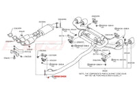 Nissan OEM Y-Pipe to Exhaust Nut for R35 GTR (08918-3401A)