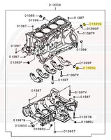 Mitsubishi OEM Cylinder Block Plug for Evo X (1050A900)