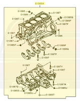 Mitsubishi OEM Bare Cylinder Block for Evo X (11000W000P)