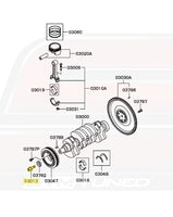 Mitsubishi OEM Crank Pulley Center Bolt for 4G63 Evo/DSM (1101A022)