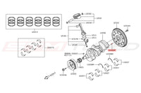 Nissan OEM Crankshaft to Flywheel Dowel Pin for R35 GTR (11022-AD200)