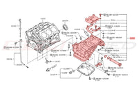 Nissan OEM Upper Engine Oil Pan for R35 GTR (11110-38B0A)