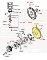 Mitsubishi OEM Flywheel for Evo X 5-Speed (1120A147)