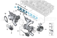 BMW OEM Turbo to Head Gasket for G8X M2/M3/M4 (11658054867)