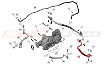 McLaren 720S Turbo Oil Return Hose Diagram #23