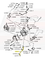 Mitsubishi OEM Turbo Oil Return Line for Evo X (1225A181)