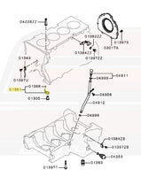 Evo X Engine Oil Jet Squirter Diagram (01381)