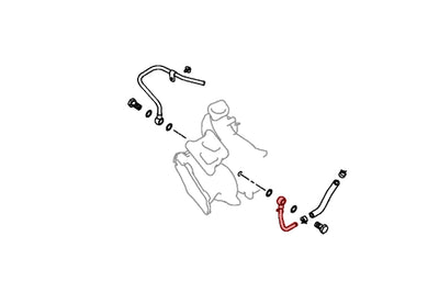 Mitsubishi OEM Turbo Coolant Return Line for Evo X (1310A469)