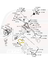 Mitsubishi OEM Turbo Coolant Feed Line for Evo X (1310A577)