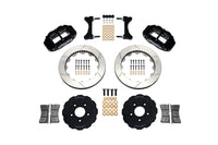 Wilwood Superlite 6R Front Big Brake Kit (17+ Wheel) for Evo 7/8/9 Black Slotted (140-9284)