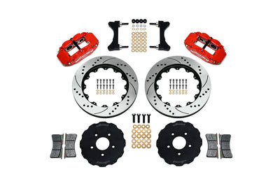 Wilwood Evo 7/8/9 Front Big Brake Kit Red Drill/Slot (140-9285-DR)