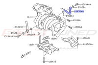 2022 WRX Turbo Water Pipe Diagram (14430AA290/14430*A)