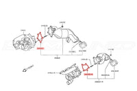 R35 GTR Turbo Outlet Downpipe Gaskets (14445JF01A 14445JF01B)