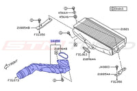 Subaru OEM Intercooler Pipe Diagram for 2024 WRX (14459)