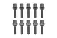 H&R Movable Taper Wheel Bolts Black M14x1.5 42.5mm (14542508SW Set of 10)
