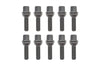 H&R Movable Taper Wheel Bolts Black M14x1.5 42.5mm (14542508SW Set of 10)