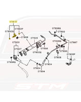 OEM Evo X Fuel Injector Diagram (07810)