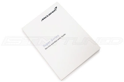 McLaren OEM Service and Warranty Guide (14QA316CP)