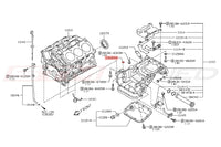 Nissan OEM Engine Block O-Ring Oil Seal for R35 GTR (15066-ZL80C)