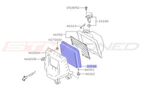 Subaru OEM Intake Air Filter Diagram for 2024 WRX (16546)