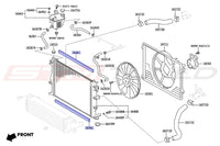 Toyota OEM Radiator Support Seal for GR Corolla (16561 Diagram)